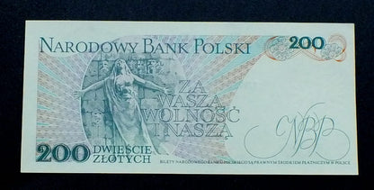 200 zł Jarosław DĄBROWSKI 1982 UNC