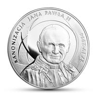 500 zł Kanonizacja Jana Pawła II – 27 IV 2014