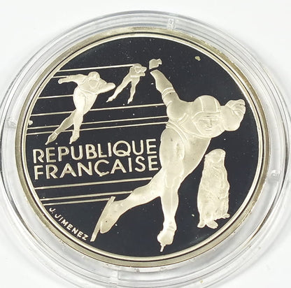 100 franków Albertville `92 - Łyżwiarstwo szybkie