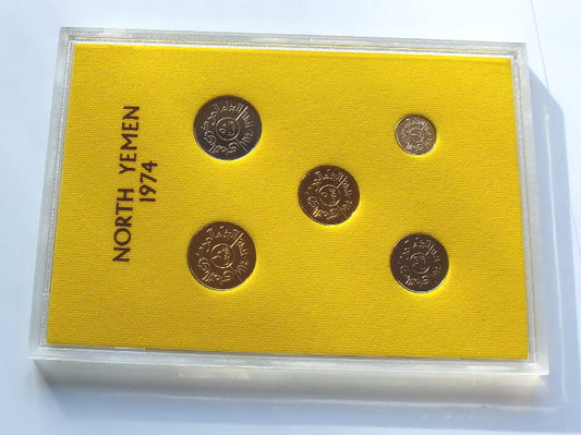 Zestaw Yemen 1974 mennicze