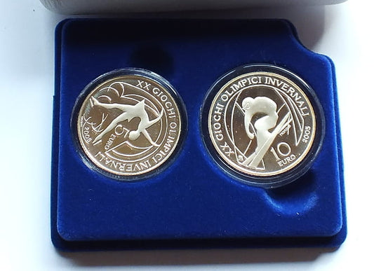 Zestaw 5 euro + 10 euro Torino 2006 (2)