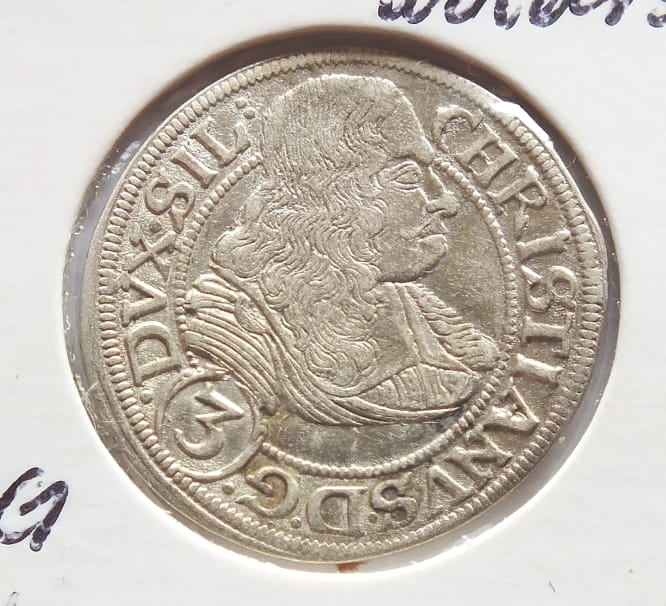 3 krajcary ŚLĄSK Ks. Legnicko-Wołyńskie 1668