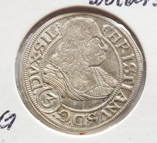 3 krajcary ŚLĄSK Ks. Legnicko-Wołyńskie 1668