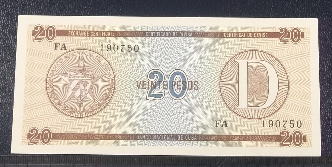 20 pesos KUBA - D