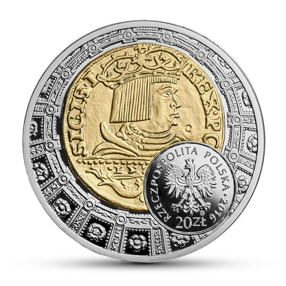 20 zł Historia Monety Polskiej – dukat Zygmunta Starego