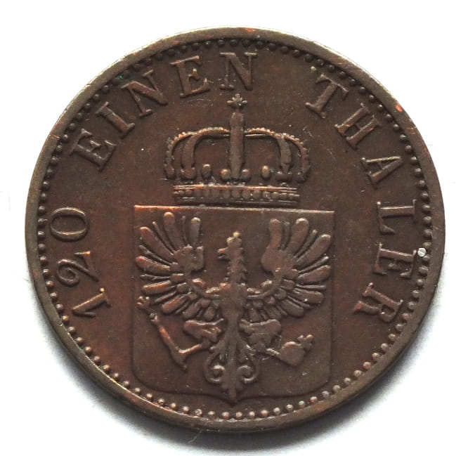 3 pfenninge 1869 A Preussen