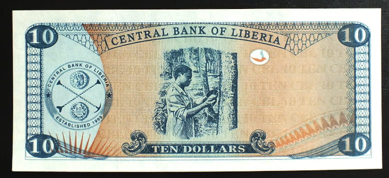 10 Dolarów - Liberia 2003-11 r.