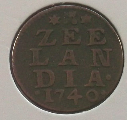 1 duit ZELANDIA 1740r.