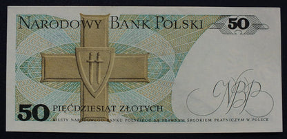 50 zł Karol ŚWIERCZEWSKI 1982 UNC