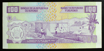 100 franków - Burundi
