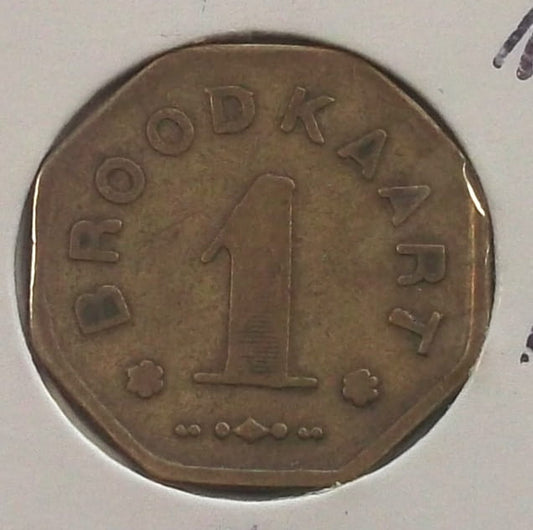 1 Broodkaart - żeton chlebowy 1880