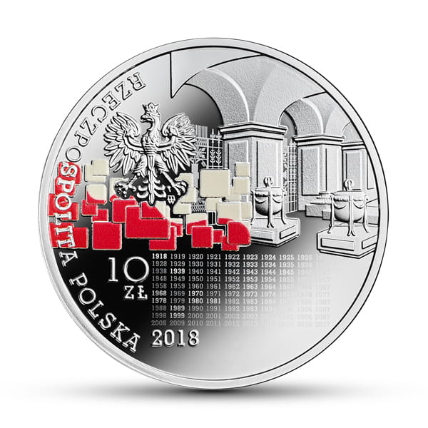 10 zł My Polacy dumni i wolni 1918 - 2018