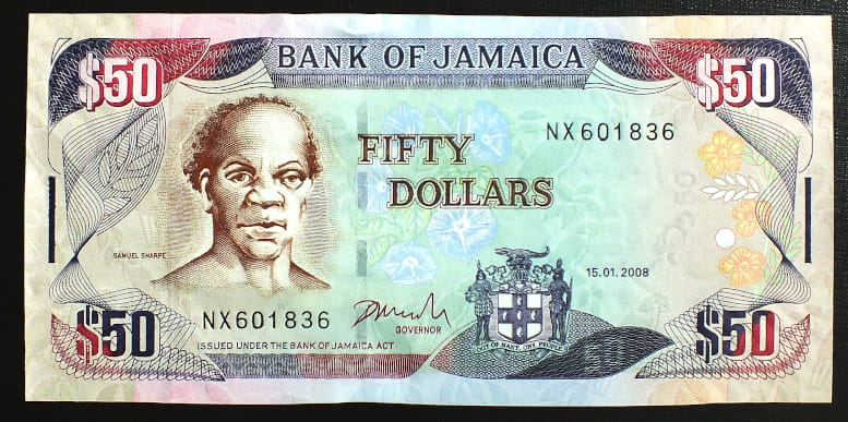 50 Dolarów - Jamajka 2008 r.