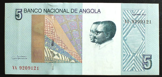 5 Kwanzas - Angola 2012 r.