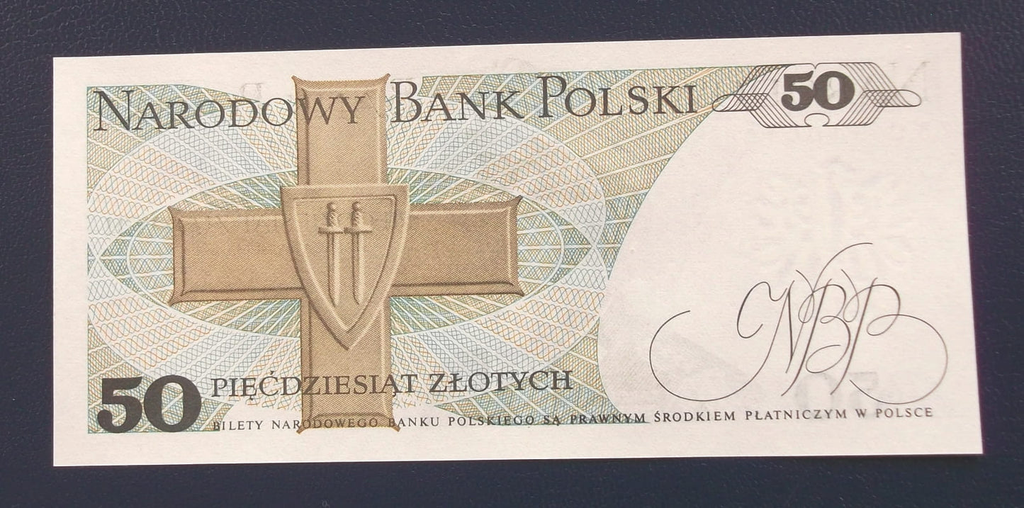 50 zł Karol ŚWIERCZEWSKI 1975 UNC