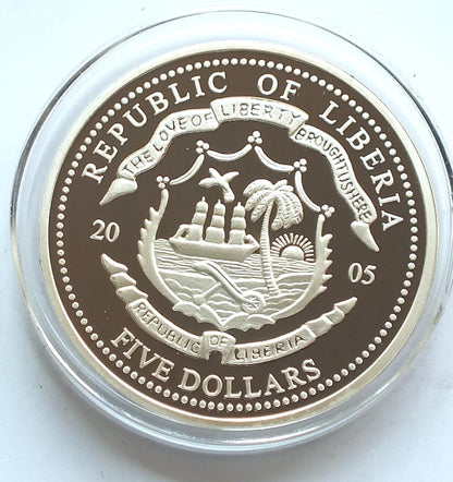 5 dolarów Liberia Benedict XVI