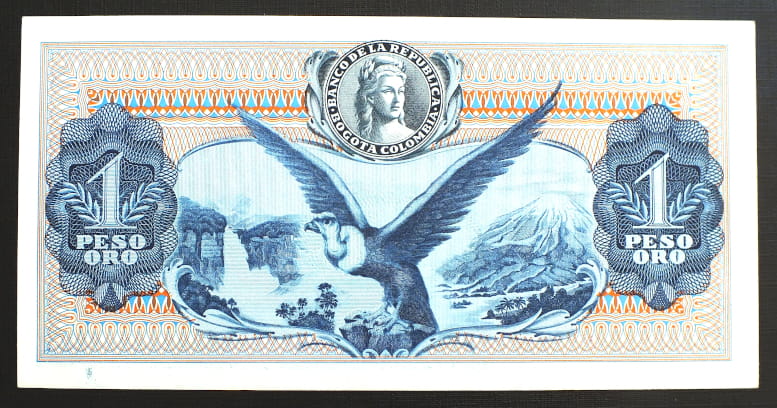 1 Pesos Oro - Kolumbia 1972