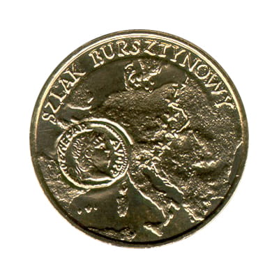 2 zł Szlak bursztynowy