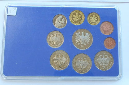 Set NIEMCY 10 monet PROOF 1981 D - ALEGAN