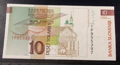 10 Tolarjev - SŁOWENIA