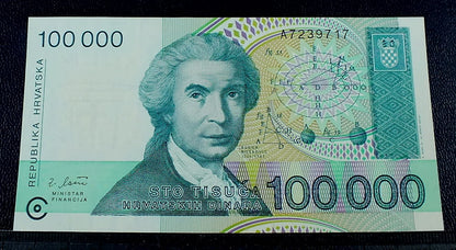 100 000 Dinarów - Chorwacja