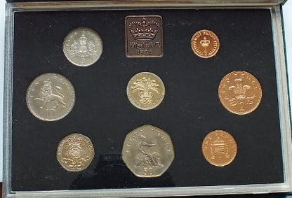 Zestaw 8 monet Royal Mint 1984 - Wielka Brytania