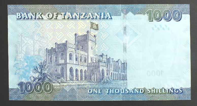 1000 Szylingów - Tanzania 2010 r.