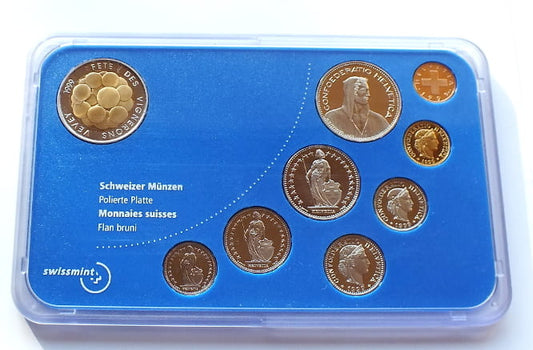Zestaw monet Szwajcaria PP 1999