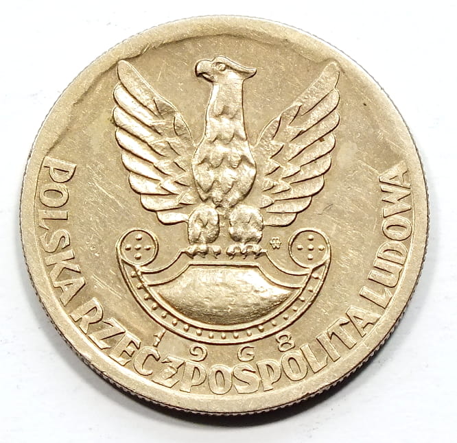 10 zł XXV lat Ludowego Wojska Polskiego 1968