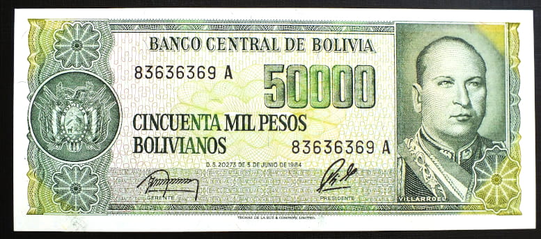 5 Centavos - Boliwia 1987 r.