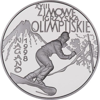 10 zł XVIII. Zimowe Igrzyska Olimpijskie w Nagano