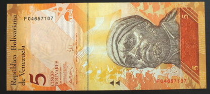 5 Bolivares - Wenezuela 2007 r.