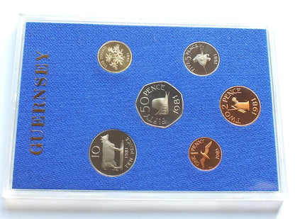 Zestaw monet Guernsey - Proof