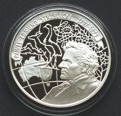10 zł 200-lecie urodzin Pawła Edmunda Strzeleckiego (1797 - 1873)