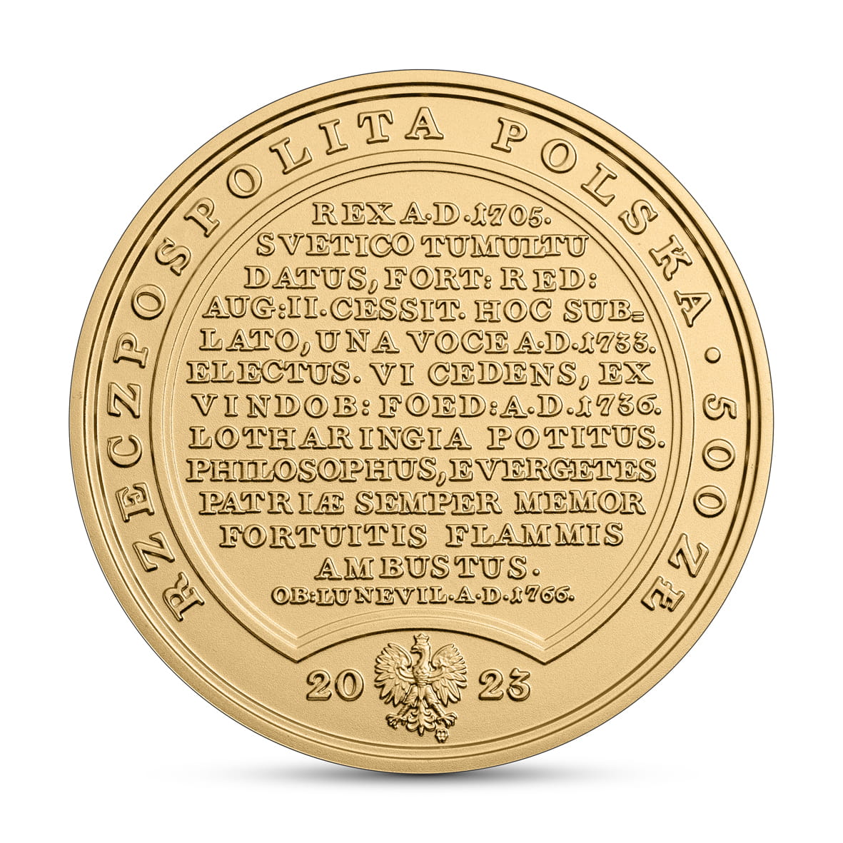 500 zł Skarby Stanisława Augusta – Stanisław Leszczyński