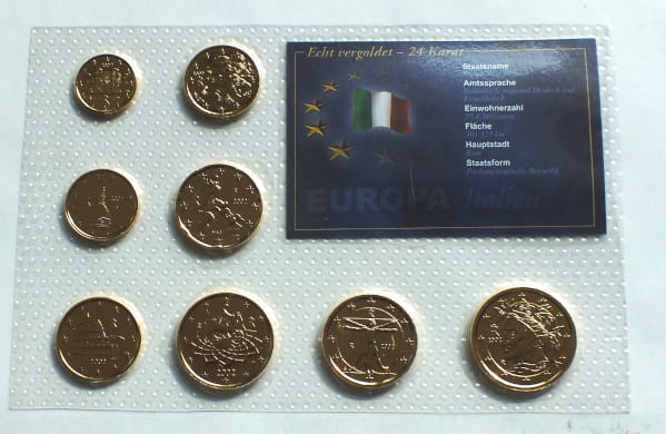 Zestaw monet EURO - Włochy