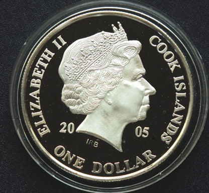 1 dollar History of Asia Cook Islands PUYI