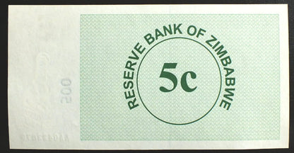 5 Cents - Zimbabwe 2006 r.