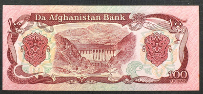 100 Afghanis - Afganistan 1979 r.