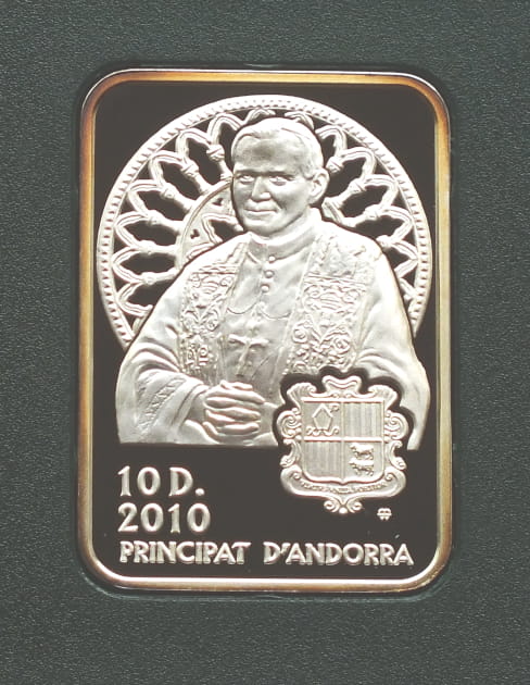 10 diners Papież Jan Paweł II - Andora