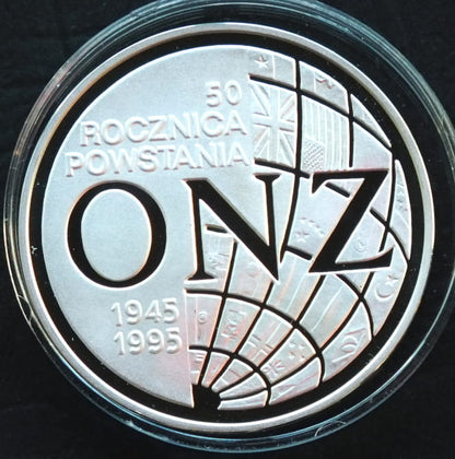 20 zł 50. rocznica powstania ONZ