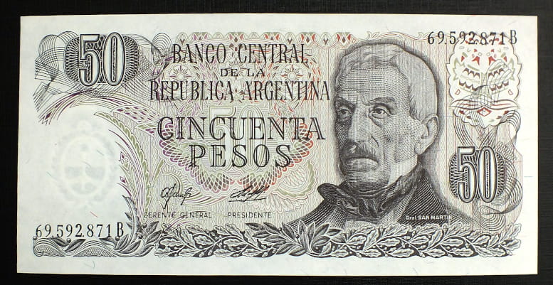 50 pesos ARGENTYNA