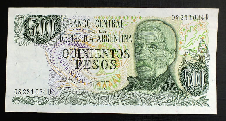 500 pesos ARGENTYNA