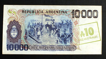 10 australes ARGENTYNA