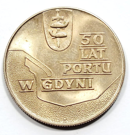 10 zł 50 lat Portu w Gdynii