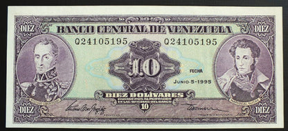 10 Bolivares - Wenezuela 1986 r.