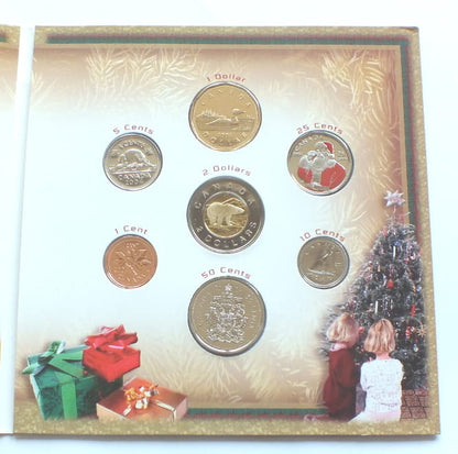 SET Kanada z Mikołajem 7 monet (Santa Claus)