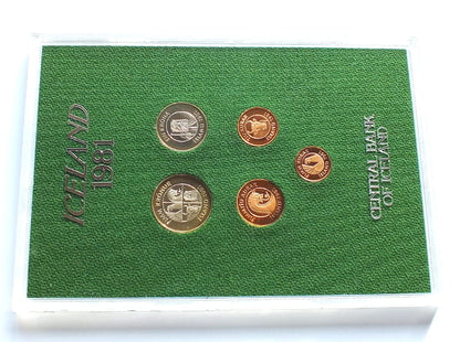 Zestaw Islandia 1981 - proof