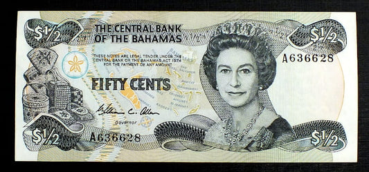 1/2 Dolara - Bahamy 1974