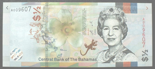 1/2 Dolara - Bahamy 2019 r.